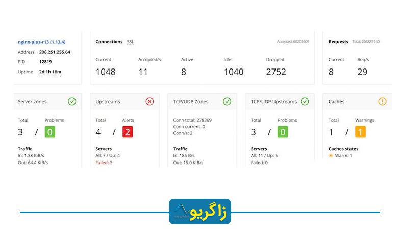 بررسی لحظه به لحظه Nginx Plus